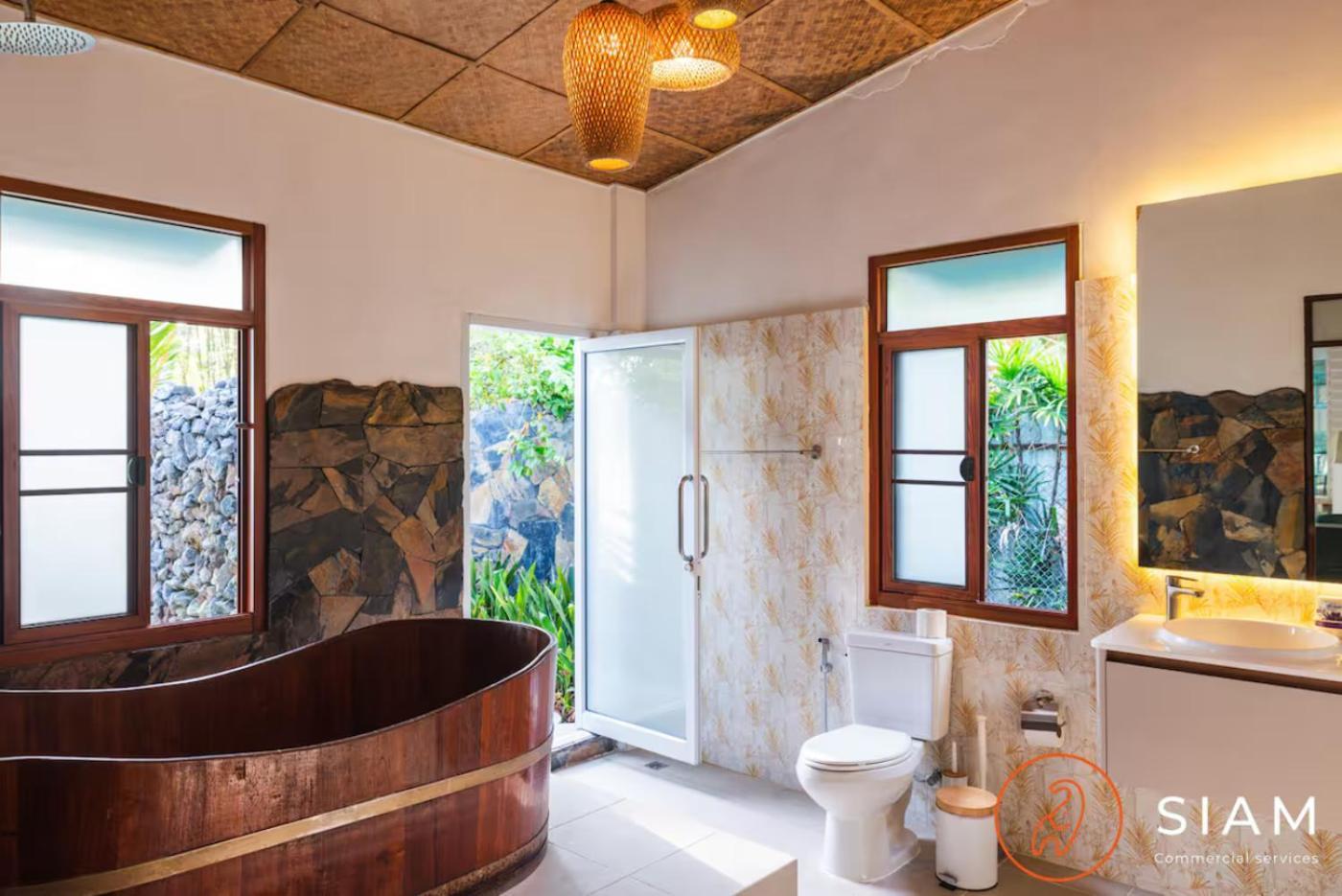 The Wooden Beach House 3Br - Sunset Beach Garden Taling Ngam  Экстерьер фото